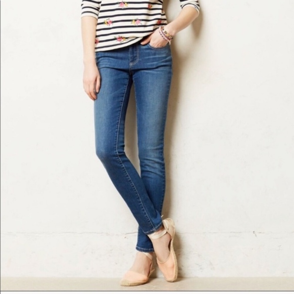Anthropologie Pilcro Skinny Jeans Dark Wash